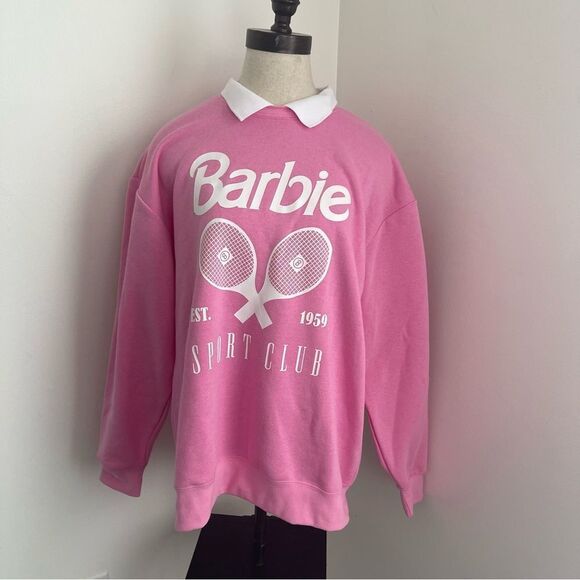Barbie Tops - NWT Barbie crewneck with collar size M tennis
